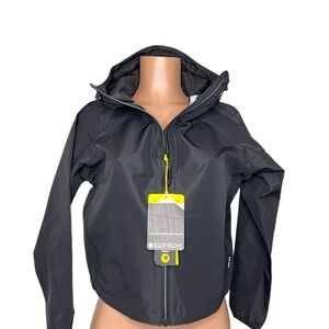 Body Glove Heavyweight Waterproof Windbreaker Cropped Jacket Lightweight